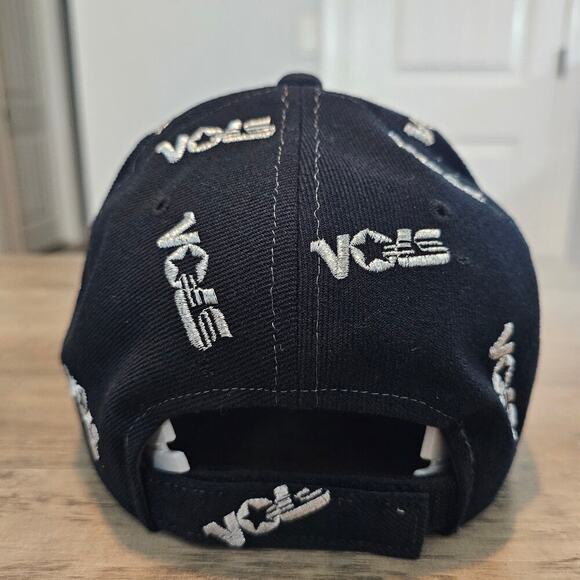 Vintage University Of Tennessee Volunteers Strapback Hat UT Black Wool All Over - Picture 4 of 8